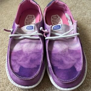Hey Dude Kids Ombre Purple Sneakers